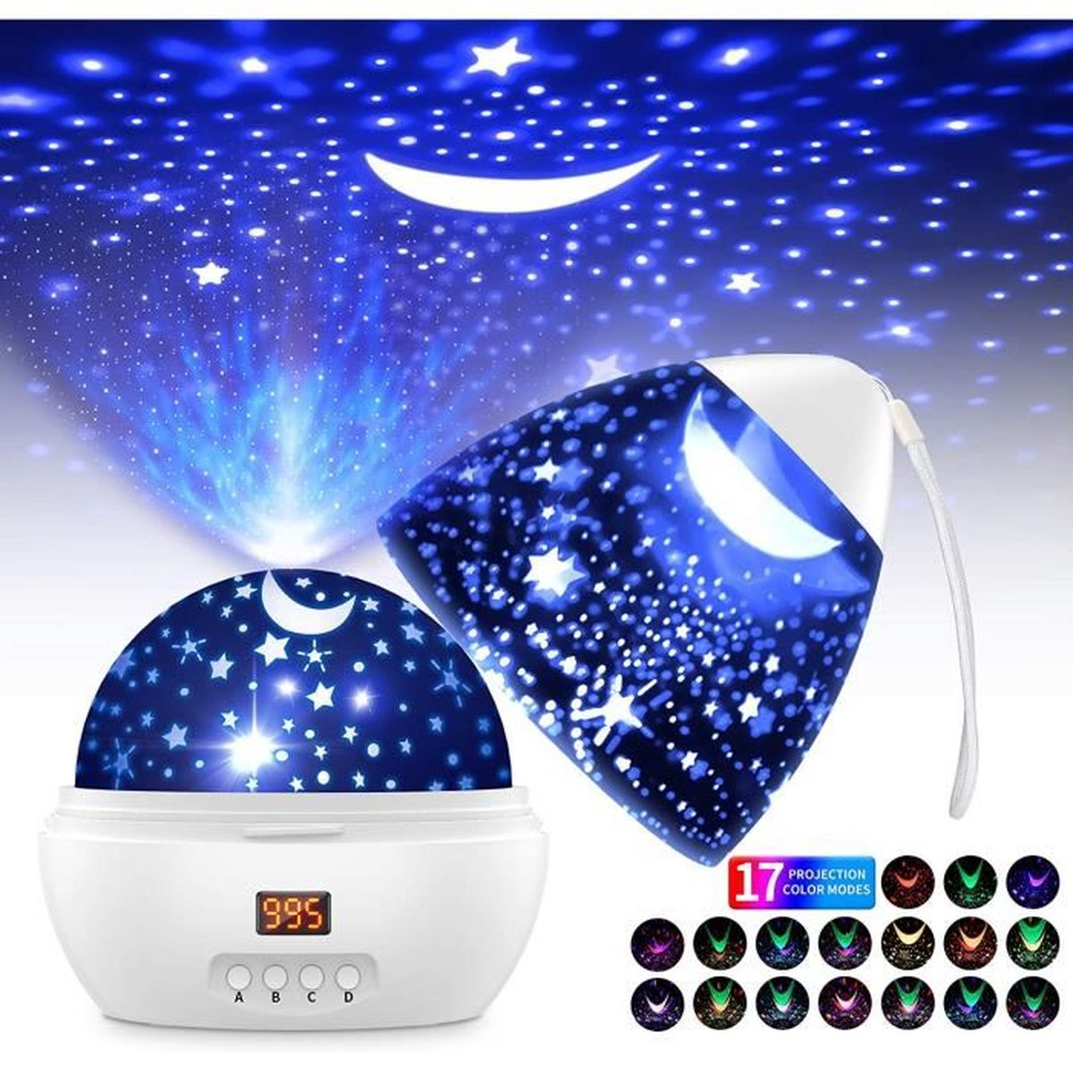 Veilleuse Enfant Led Lampe Projecteur Ciel Etoile 360 Rotation Lampe De Chevet Avec 17 Couleurs Et Auto Shut Off Veilleuse Bebe Pour Cdiscount Puericulture Eveil Bebe Veilleuse Enfant Led Lampe Projecteur Ciel Etoile 360 Rotation Lampe De Chevet Avec 17 Couleurs Et Auto Shut Off Veilleuse Bebe Pour Cdiscount Puericulture Eveil Bebe