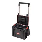 Caisse Mobile sur Roulettes - Qbrick System - PRO Cart 2.0 Plus - Empilable - IP54 - Poignée Télescopique