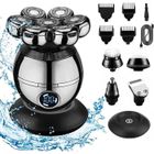 KIPOZI Rasoir Électrique Rasoir Électrique Homme Rasoir Tête Chauve Rasoir Homme 7D,Le cadeau idéal pour la fête des pères