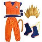 FINDPITAYA Déguisement Dragon Ball Son Goku et Perruque Enfant Garçon Halloween Noël Cosplay Costume