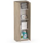 PEGANE Armoire Meuble de rangement 2 portes coloris Cambrian - Hauteur 180 x Longueur 60 x Profondeur 35 cm
