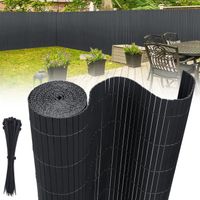 LILIIN Canisse PVC pour jardin balcon terrasse, clôture brise-vent, Stores Balcon, Brise vue 160x300cm, Anthracite