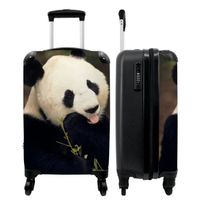 Valise NoBoringSuitcases.com® - Chariot à Bagages à Main Trolley Bagage Cabine imprimé 55x35x25 cm -  Wilde dieren Panda Portret Ki