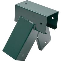 Connecteur à bascule carré TRIBECCO 90/90 mm (100°, vert) en acier avec revêtement en poudre