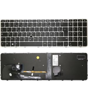 Clavier AZERTY Belge Pour HP EliteBook 850 G3/G4 - Référence 819898-a41 - Reconditionné Très Bon état