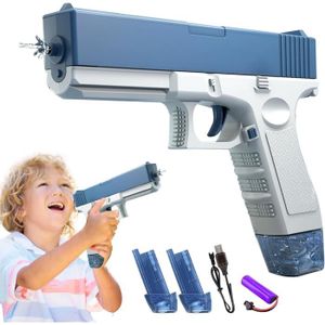 PISTOLET À EAU Pistolet à eau électrique pour adultes et enfants - Pistolet à eau automatique - Grande capacité - Pour l'été - Piscine - Plage A232