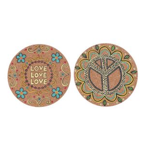 Creative Tops Set de Table en li/ège Motif Pandicorne Vert 29 x 21,5 cm