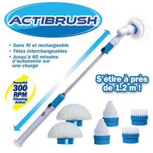 Turbo Scrub Pro Kit De Nettoyage Electrique 360 3 Tetes