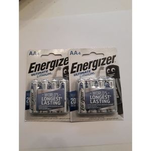 Ultimate AA piles lithium, 8 unités – Energizer : Pile et batterie
