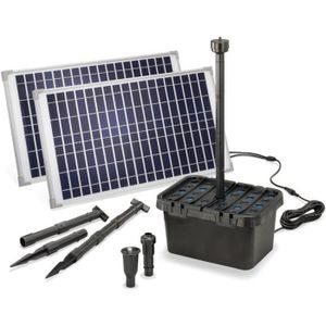 BASSIN D'EXTÉRIEUR Kit pompe solaire bassin avec filtre Fountain Pro 