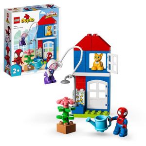 GARAGE - BATIMENT LEGO DUPLO Marvel 10995 La Maison de Spider-Man, Jouet Enfants 2 Ans, Spidey et ses Amis