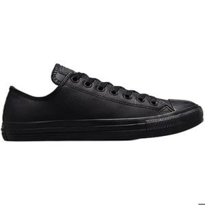 converse femme cuir noir soldes