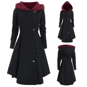 Manteau long polaire femme clearance