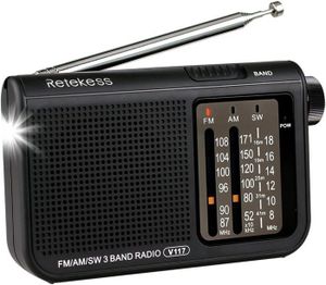 RADIO CD CASSETTE Radio Portable Transistor Batterie Retekess V117 -