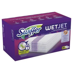 LINGETTE NETTOYANTE LOT DE 2 - SWIFFER WetJet - Lingettes pour balai W