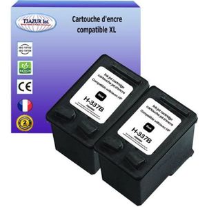 PACK CARTOUCHES Lot de 2 Cartouches compatibles  pour imprimante H