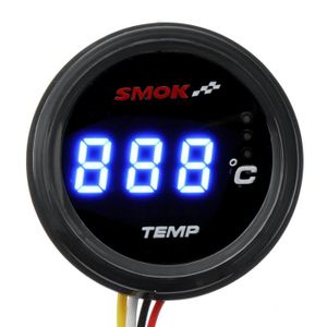 Thermomètre Numérique Étanche Pour Moto - Mini Capteur De Température à Coller Sur Guidon