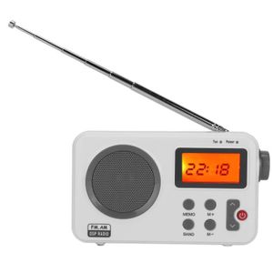 RADIO CD CASSETTE YOSOO Radio LCD Radio HIFI Portable AM FM Subwoofer avec Horloge à écran LCD, Fonction de Rétroéclairage son cassette