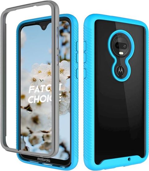 Coque Silicone Transparente Anti-choc Pour Motorola Moto G7 Plus, étui TPU Souple