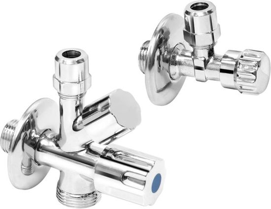 Raccord En Y En Cuivre 1/2 Pouce Pour Lave-vaisselle Et Machine à Laver - Double Alimentation Eau Depuis Un Seul Robinet