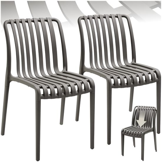 2 Petites Chaises Miniatures En Résine - Déco Pour Bonsaï, Jardin Féerique Et Décors Miniatures