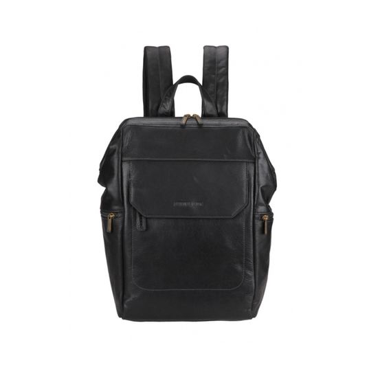Sac à Dos Arthur & Aston En Cuir - Ref 62008 C - Marron Châtaigne - 41x27x14 Cm - Neuf Avec Étiquettes