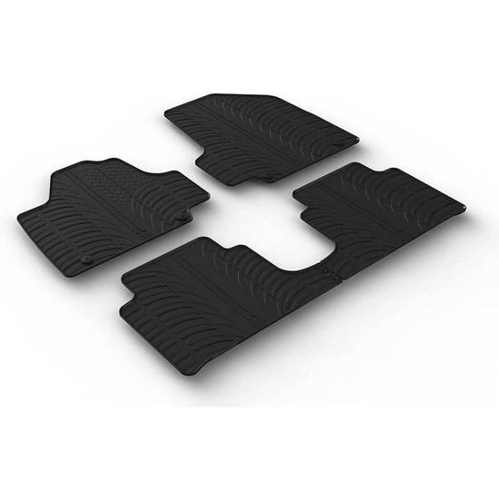 Tapis Caoutchouc Sur Mesure Pour Lynk & Co 01 (2021-) - Set 4 Pièces Profil T Noir - Protection Sol Et Antidérapant