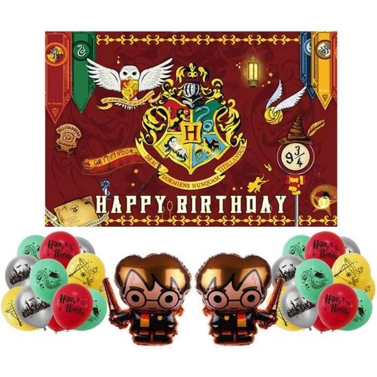 Ballons Anniversaire Wizard Décorations Anniversaire Harry Toile De Fond  Bannière Pour Fête Enfants[H4552] - Cdiscount Maison