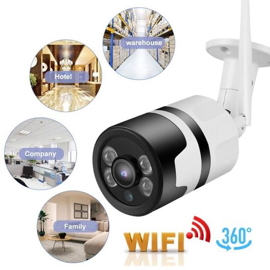 360 degrés 960P HD caméra WIFI videosurveillance caméra de surveillance maison（EU 100-240V） -KEL
