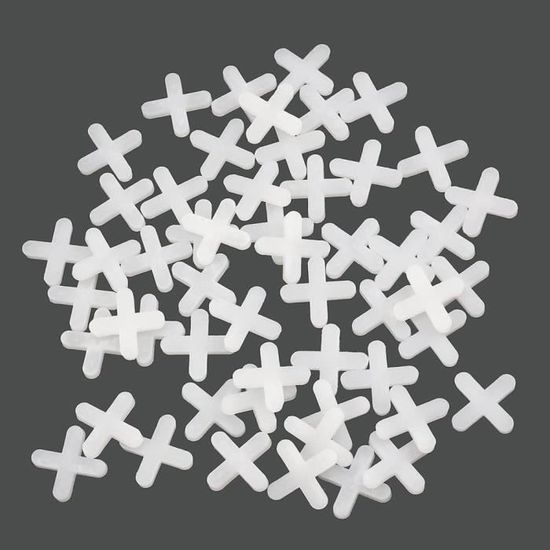 50 Croisillons Pour Carrelage Mural - Positionneur D'Écartement Réglable (1 à 3 Mm) - Pour Joints Précis Salle De Bain, Cuisine