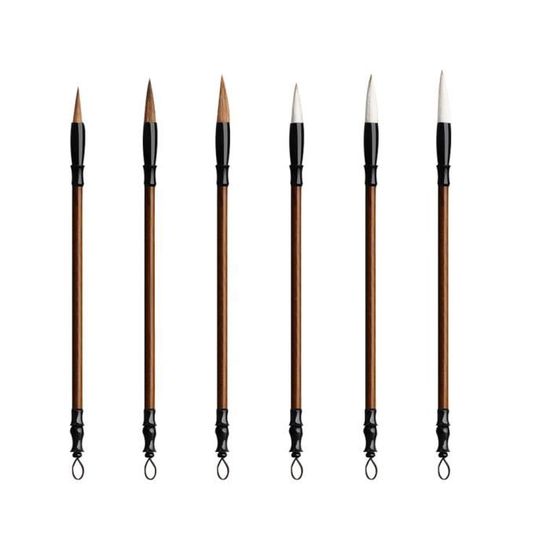 3 pièces pinceaux de calligraphie chinoise pinceau... – Grandado