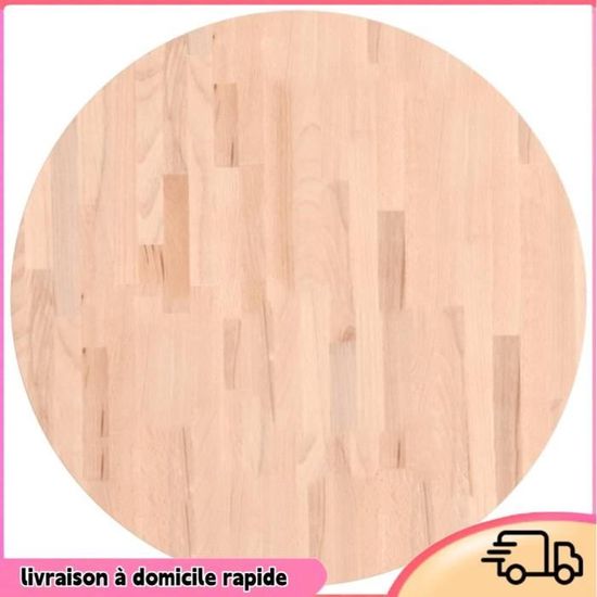 Dessus de table en verre trempé Wallfluent fi60 cm Motif de surface en