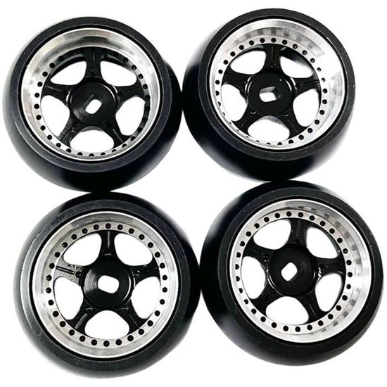 JEU DE JANTES Et Pneus à échelle 1/64, Accessoires De Voiture En