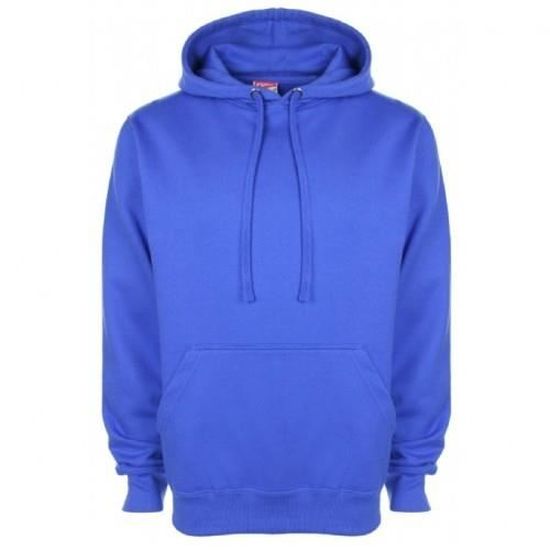 Hoodie homme bleu clearance