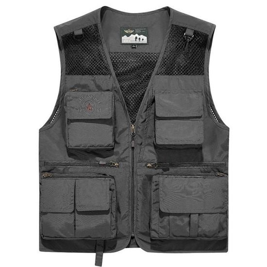 Gilet De Pêche Garbolino Long Serenity - Kaki