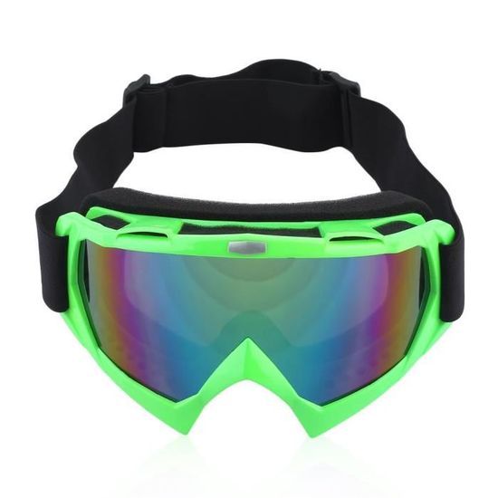 FAOKZE Lunettes de moto,Lunettes de ski avec protection contre la buée et  les UV,UV400 Masques de Snowboard pour Hommes & Femme adaptées aux sports  de