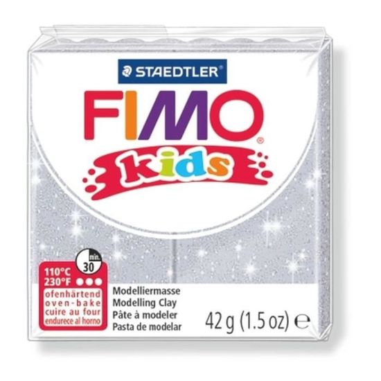 Jeu de pâte polymère - LA FOURMI - Fimo kids - Argent scintillant - Pour enfant