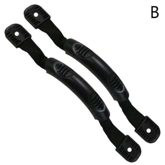 NUZAMAS Lot De 2 Poignées De Transport Latérales Pour Kayak - Poignées élastiques Avec Crochets En J Et Vis