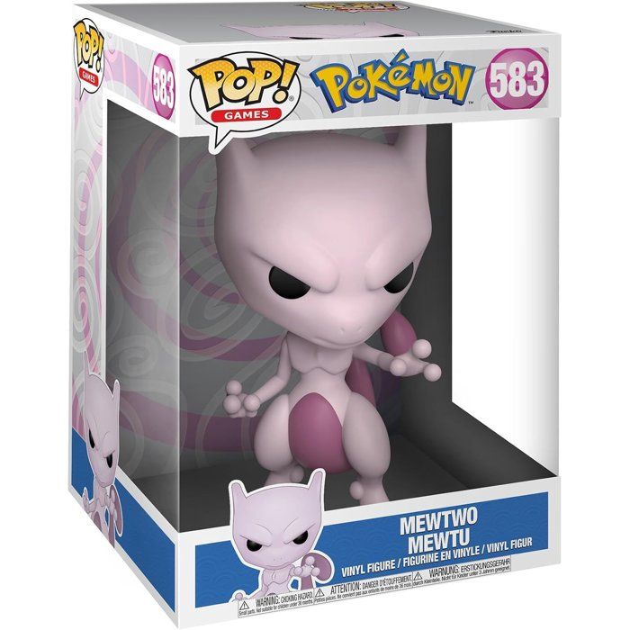 Funko figurine POP Pokémon Mewtwo jumbo - vue 3