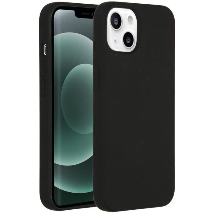 Coque Liquid Silicone pour iPhone 13 Mini - Noir