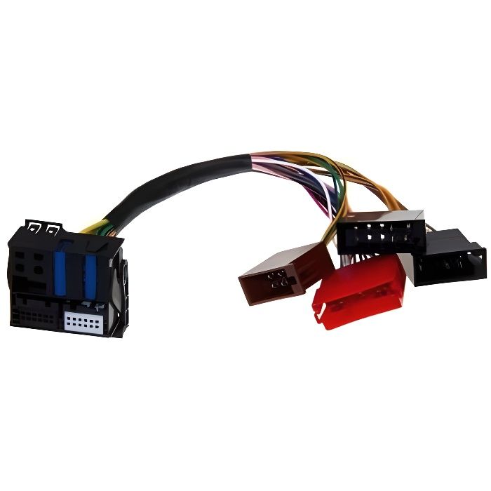 cable adaptateur audi simple din double din rns e concert symphony