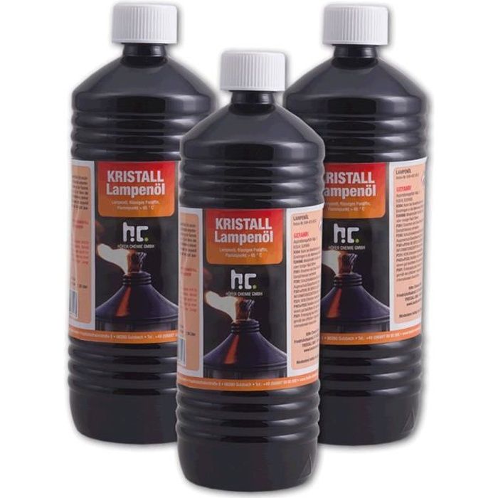 huile pour lampe 30 x 1 L - incolore - inodore