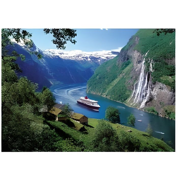 Puzzle Adulte : Norvege : Fjord - 1000 Pieces Paysage Et Montagne - Ravensburger