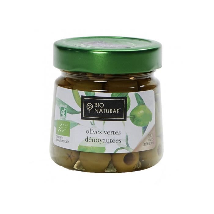 Olives vertes dénoyautées BIO