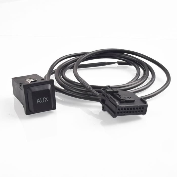 Pièces Auto,Kit d'adaptateur Audio à 18 broches pour VW Golf MK5 pour Seat Altea Leon Toledo pour Skoda II, Aux in in, RNS2 MFD2