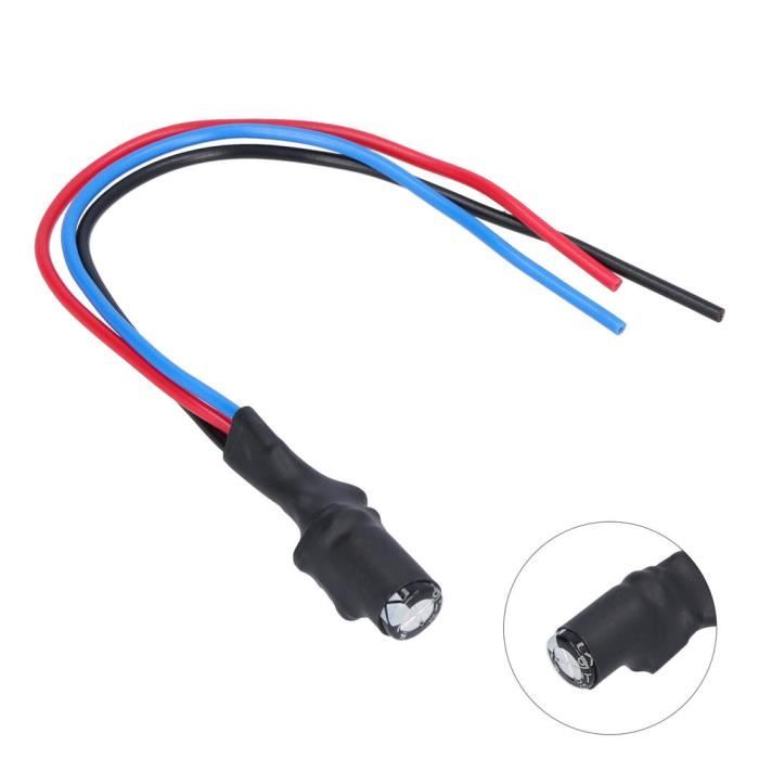 ESTINK Filtre de caméra de recul Câble de redresseur de condensateur de relais de filtre de Signal de caméra de recul 12V pour