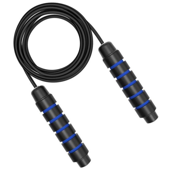 Bleu circulaire corde a sauter poids fitness wire