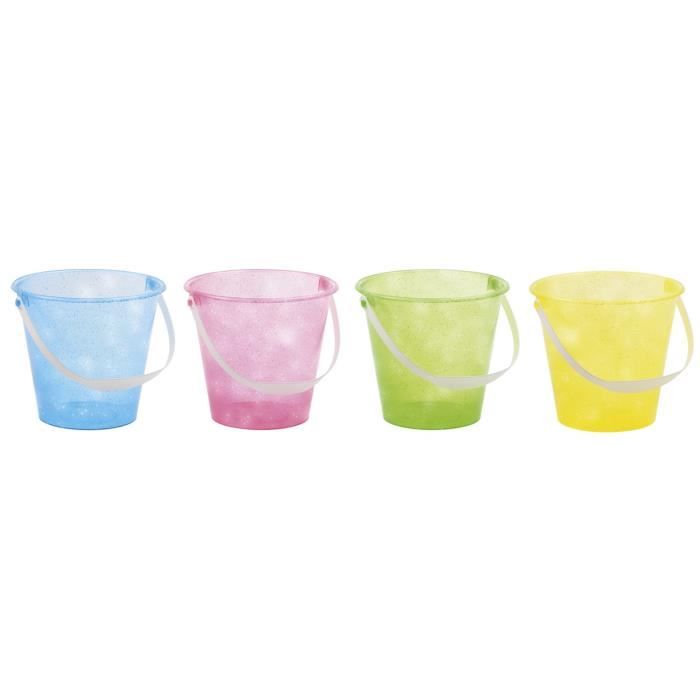 ECOIFFIER SUMMER Seau Pailleté 17 cm - Modèle aléatoire