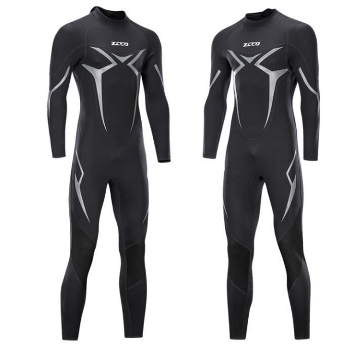 Combinaison Néoprène Premium 3mm Hommes Plongée Sous-Marine Thermique Combinaisons