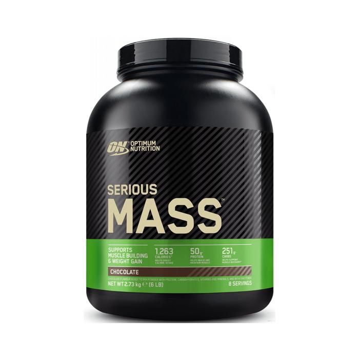 OPTIMUM NUTRITION Pot Serious Mass Chocolat - 2,72 kg